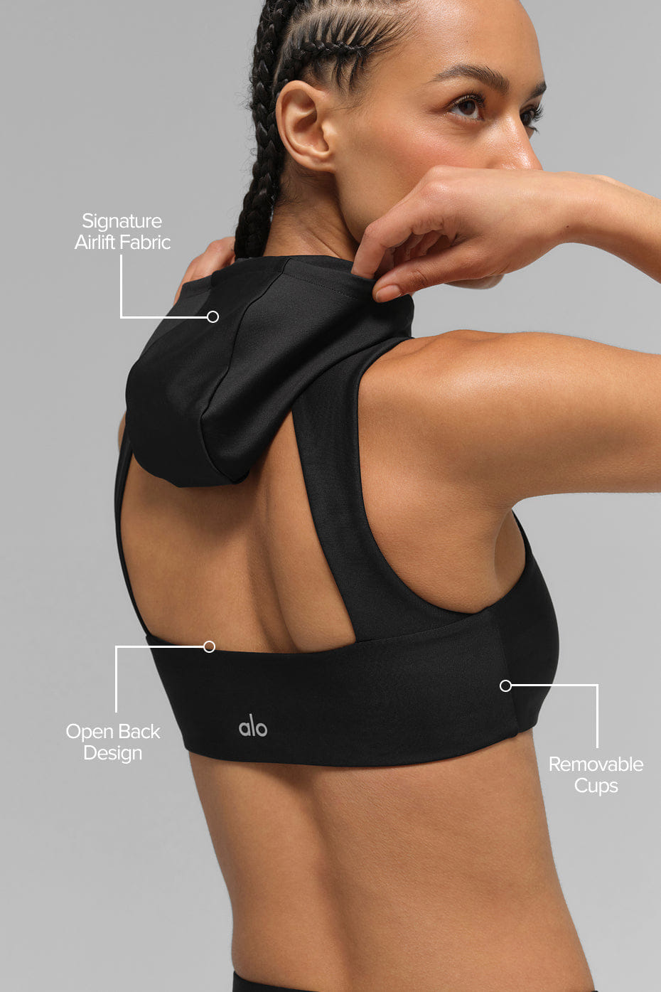 Airlift Light Speed Hooded Bra