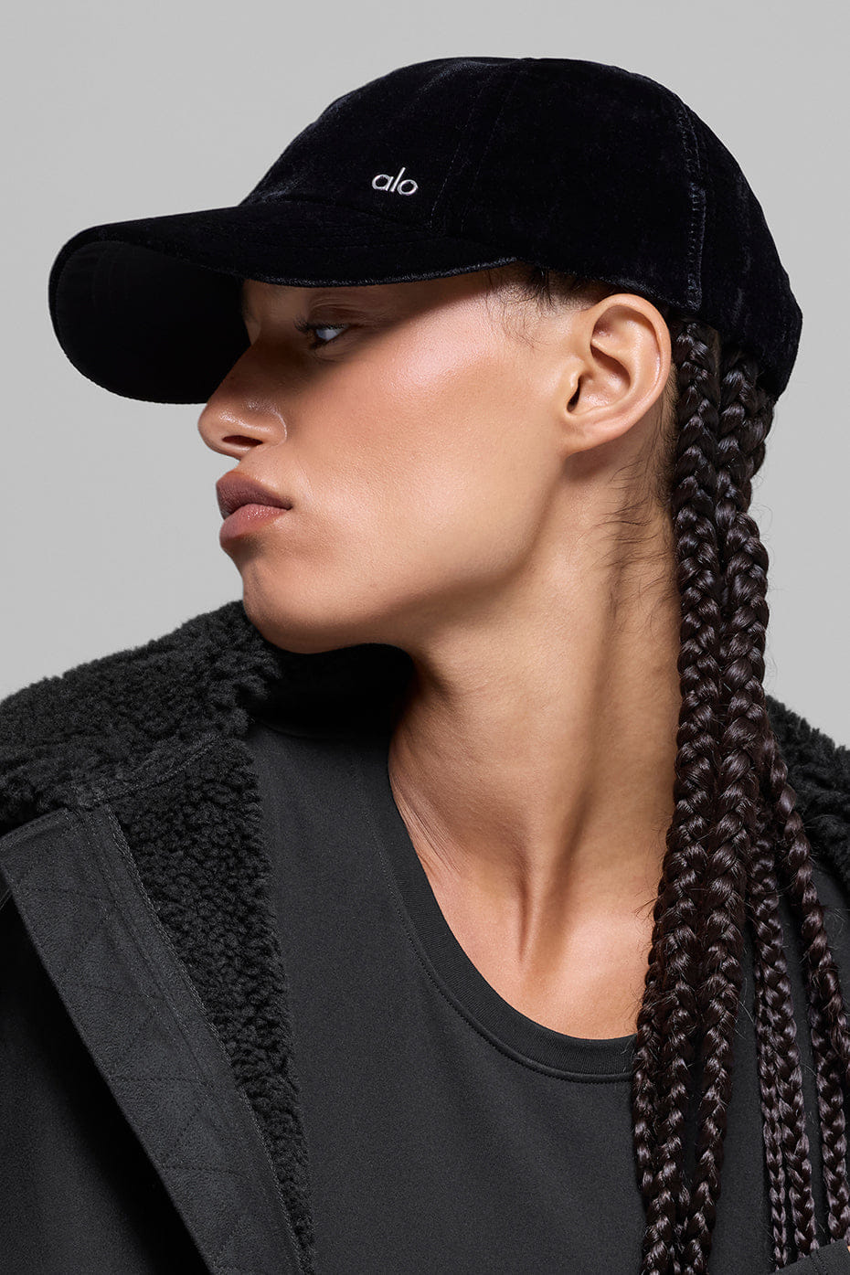 Velvet Off-Duty Cap