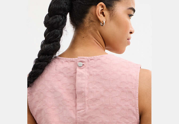 Signature Denim Sleeveless Top