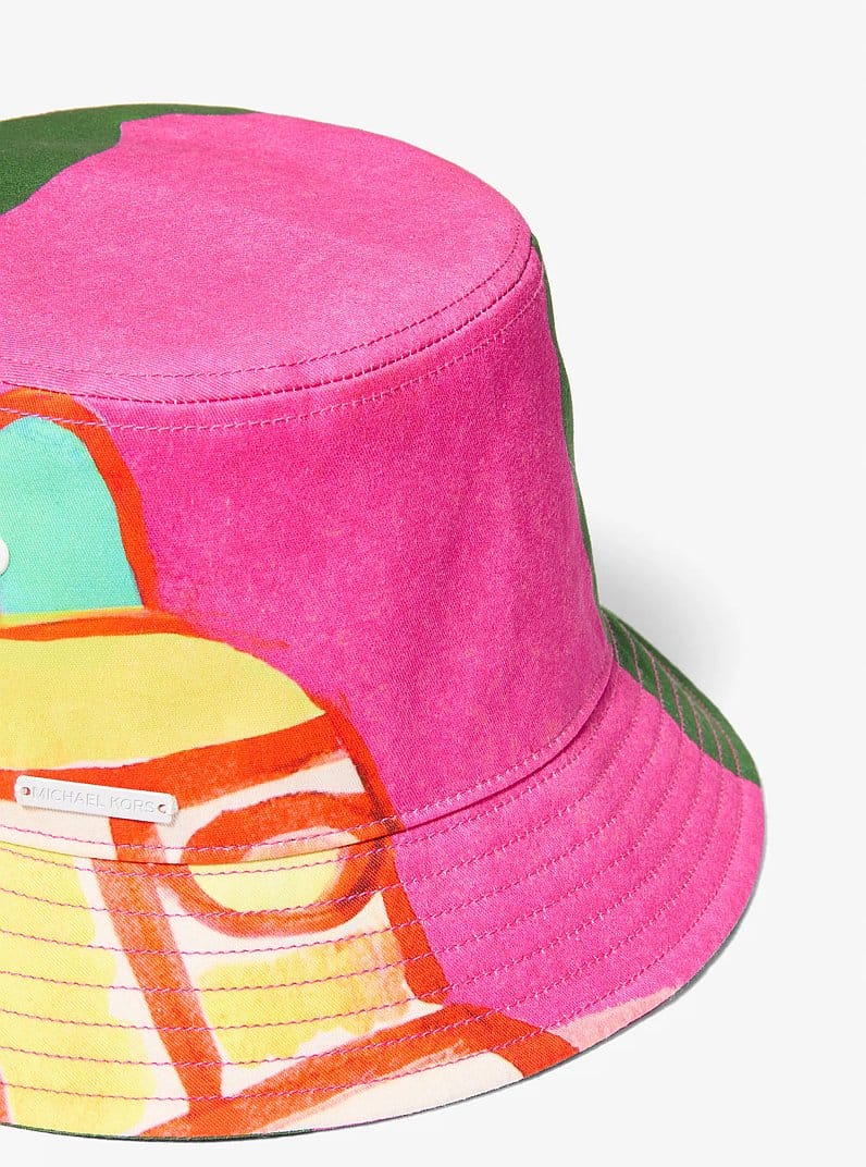 Michael Kors X Christina Zimpel Cotton Twill Bucket Hat