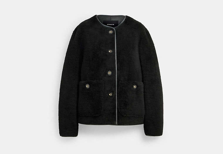 Fluffy Shearling Coat