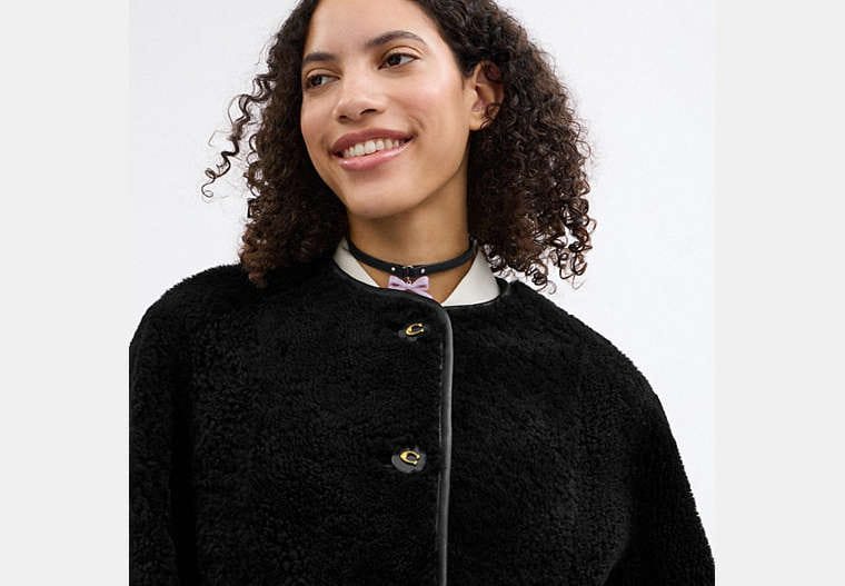 Fluffy Shearling Coat