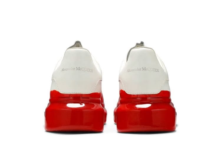 Alexander McQueen Oversized Sneaker Paint Dipped - White Lust Red
