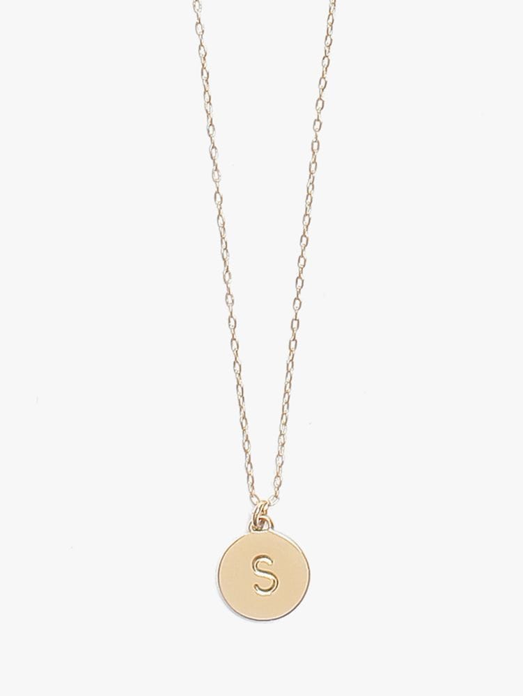 Initial S Mini Pendant