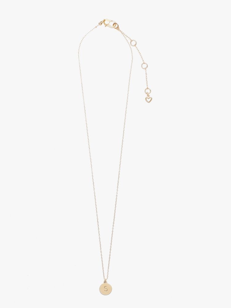 Initial S Mini Pendant