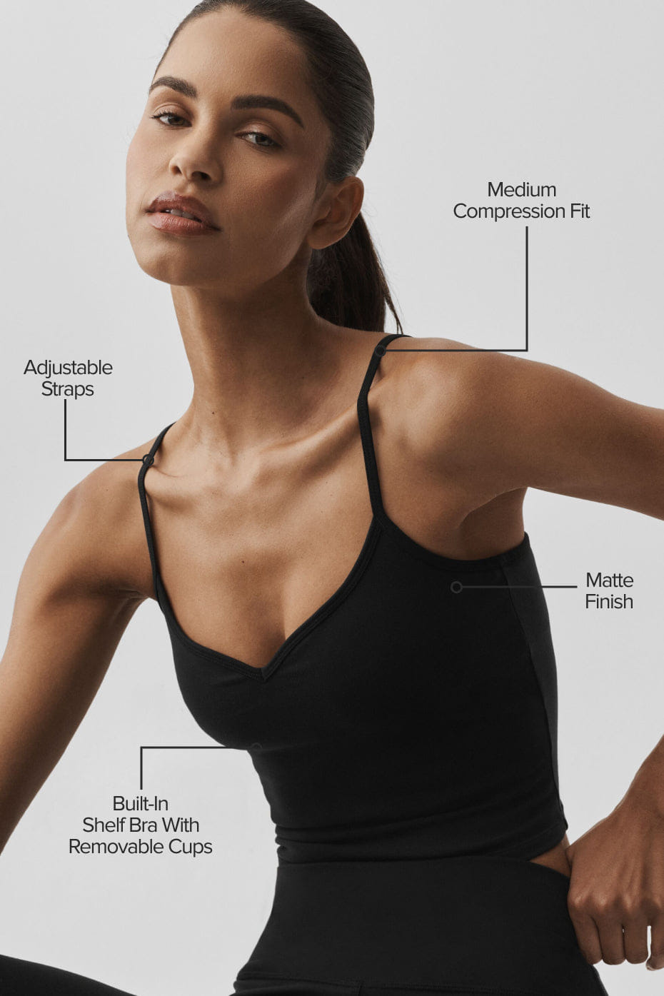 Airbrush Refined Bra Tank