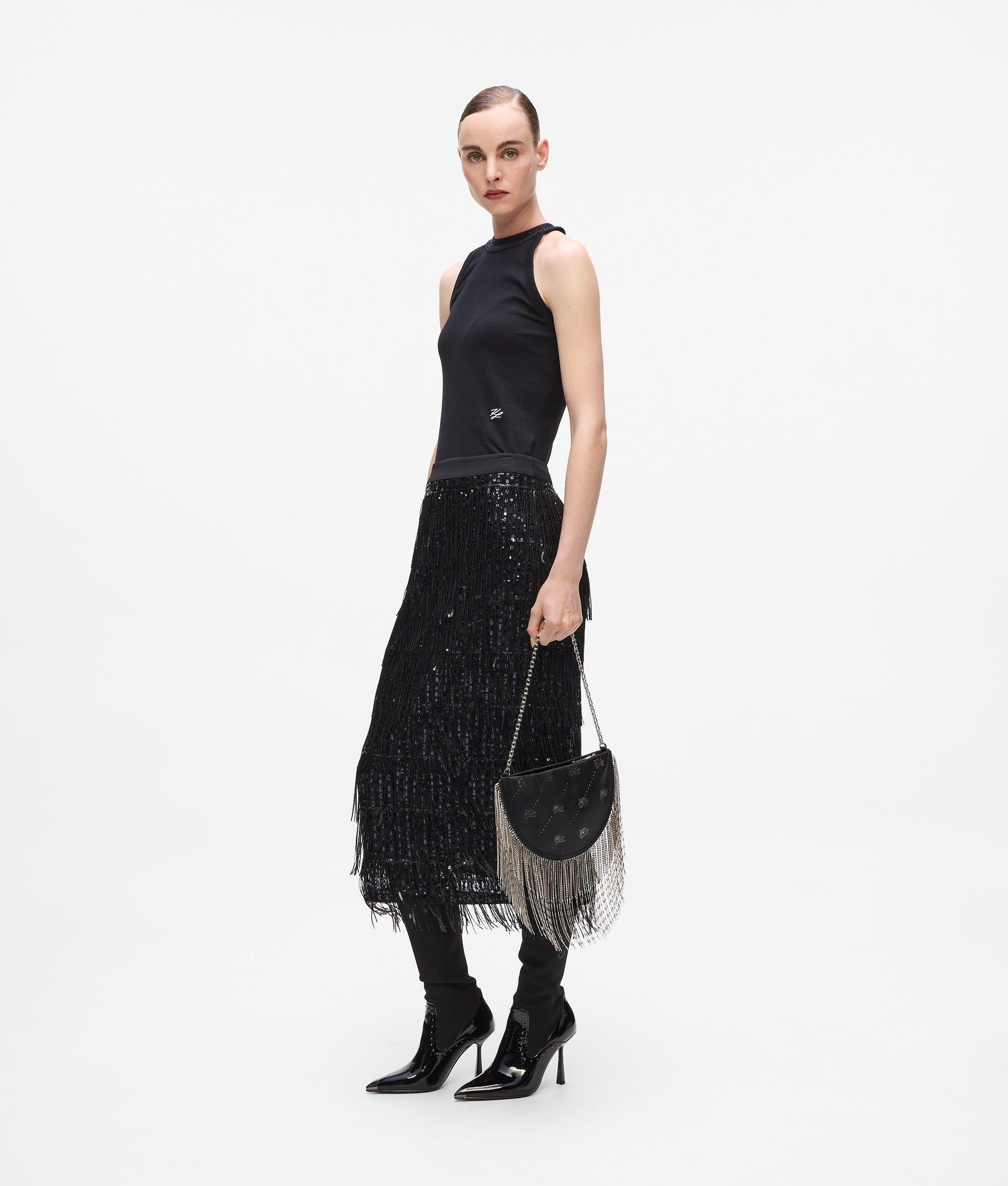 K/Soiree rhinestone shoulder bag