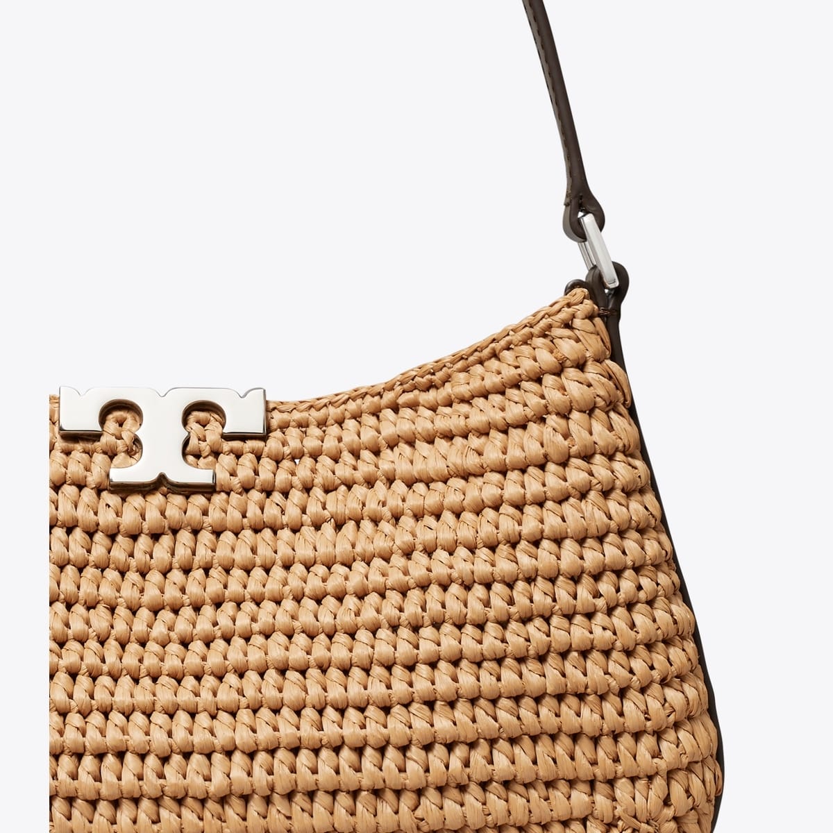 Eleanor Raffia Slim Shoulder Bag