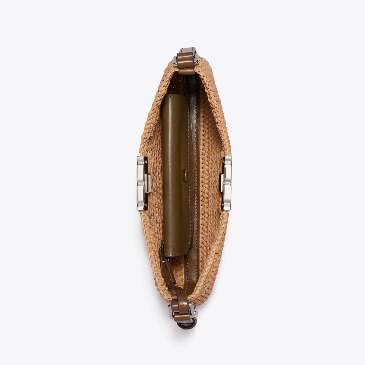 Eleanor Raffia Slim Shoulder Bag