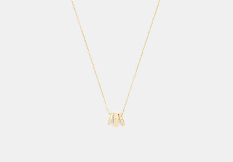 Repeated C Rondelle Necklace
