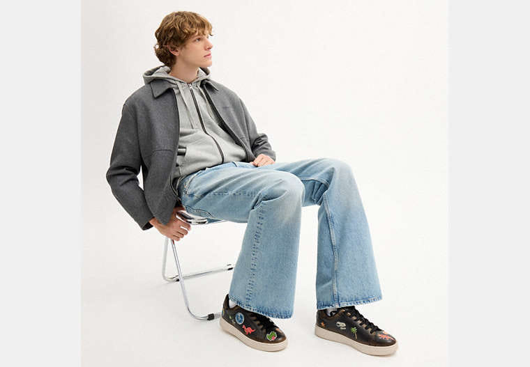 Rexy 10th Birthday High Line Sneaker With Sticker Print