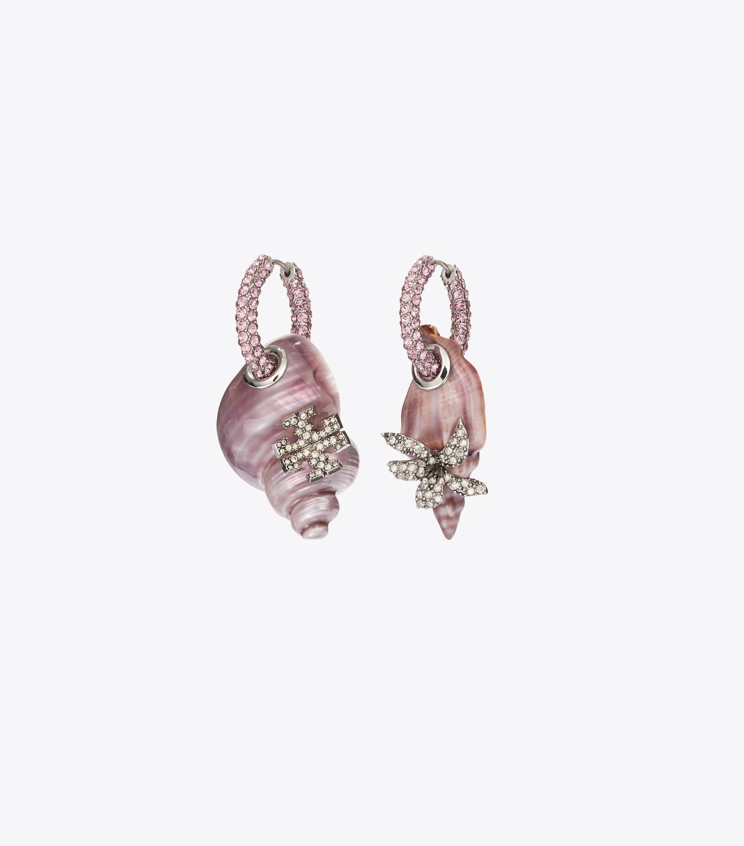 Curiosity Shell Hoop Earrings