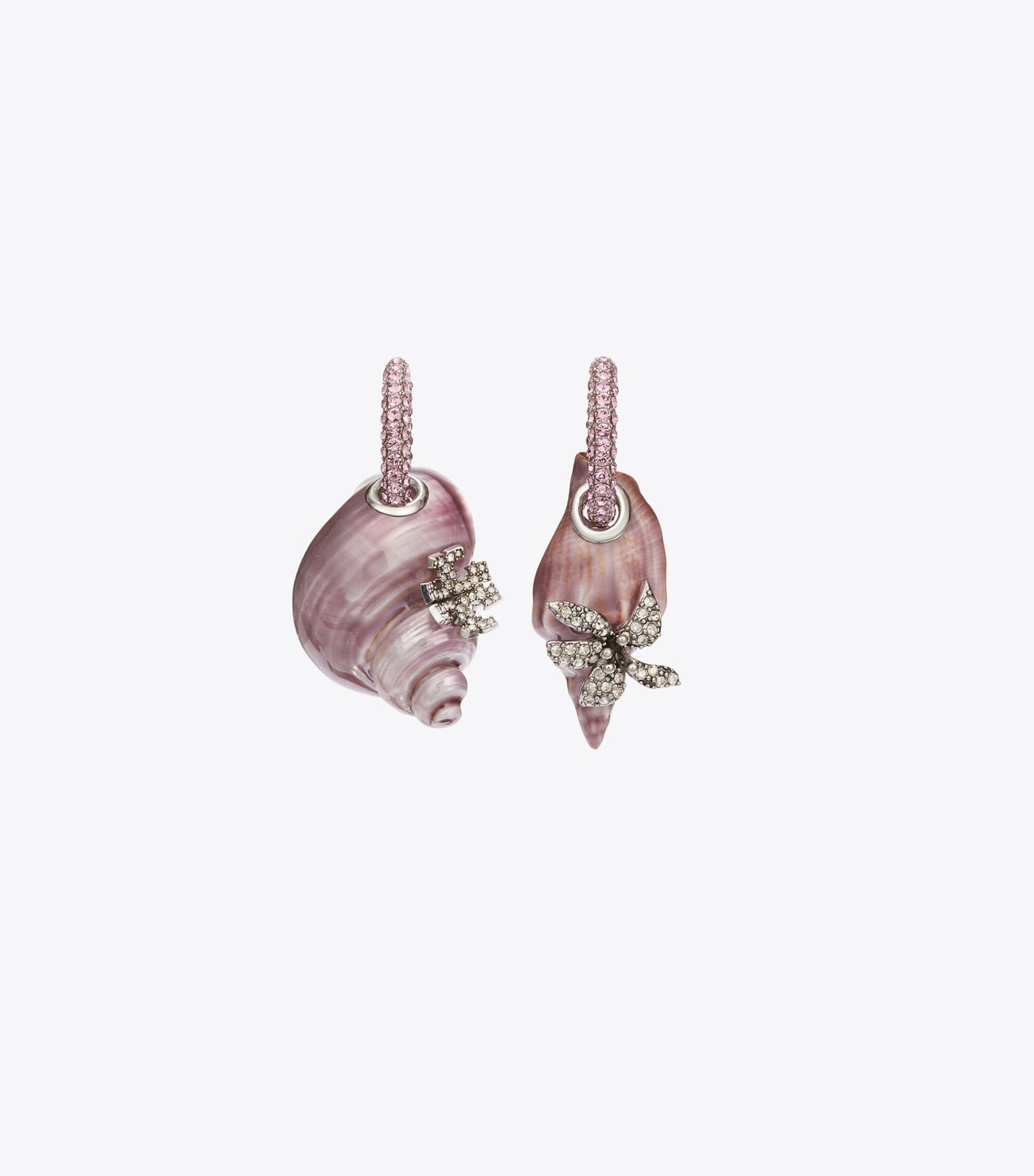 Curiosity Shell Hoop Earrings