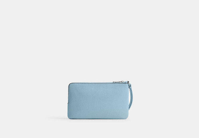 Double Zip Wristlet With Floral Print