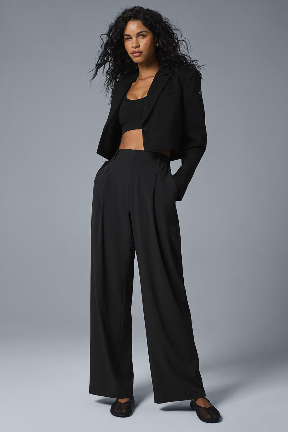 Cropped First-Class Blazer