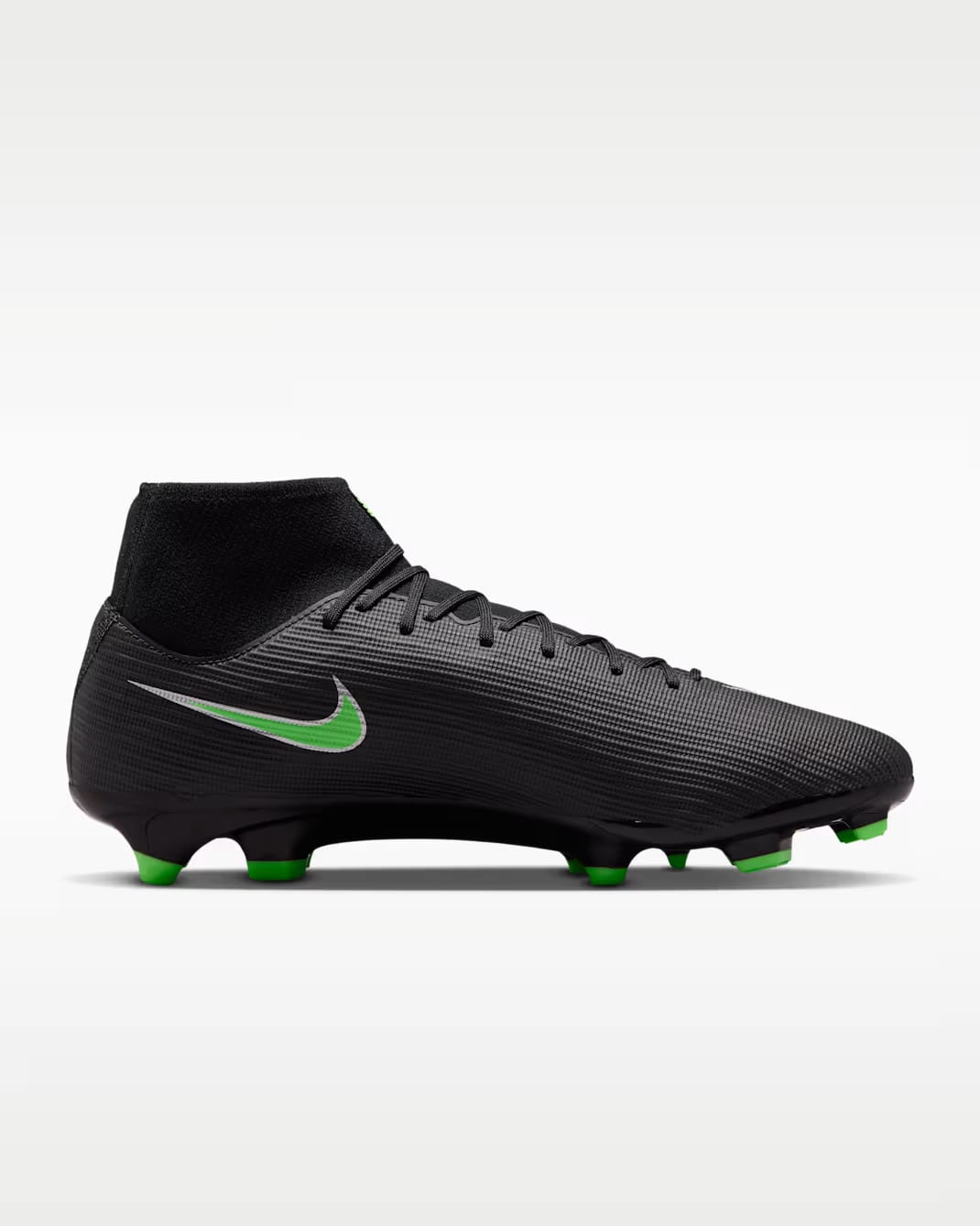 Nike Mercurial Superfly 11 Academy Multi-Ground High-Top Football Boot Black/Illusion Green