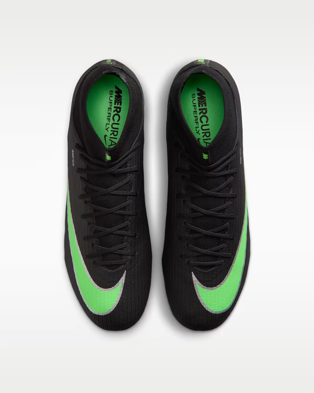 Nike Mercurial Superfly 11 Academy Multi-Ground High-Top Football Boot Black/Illusion Green