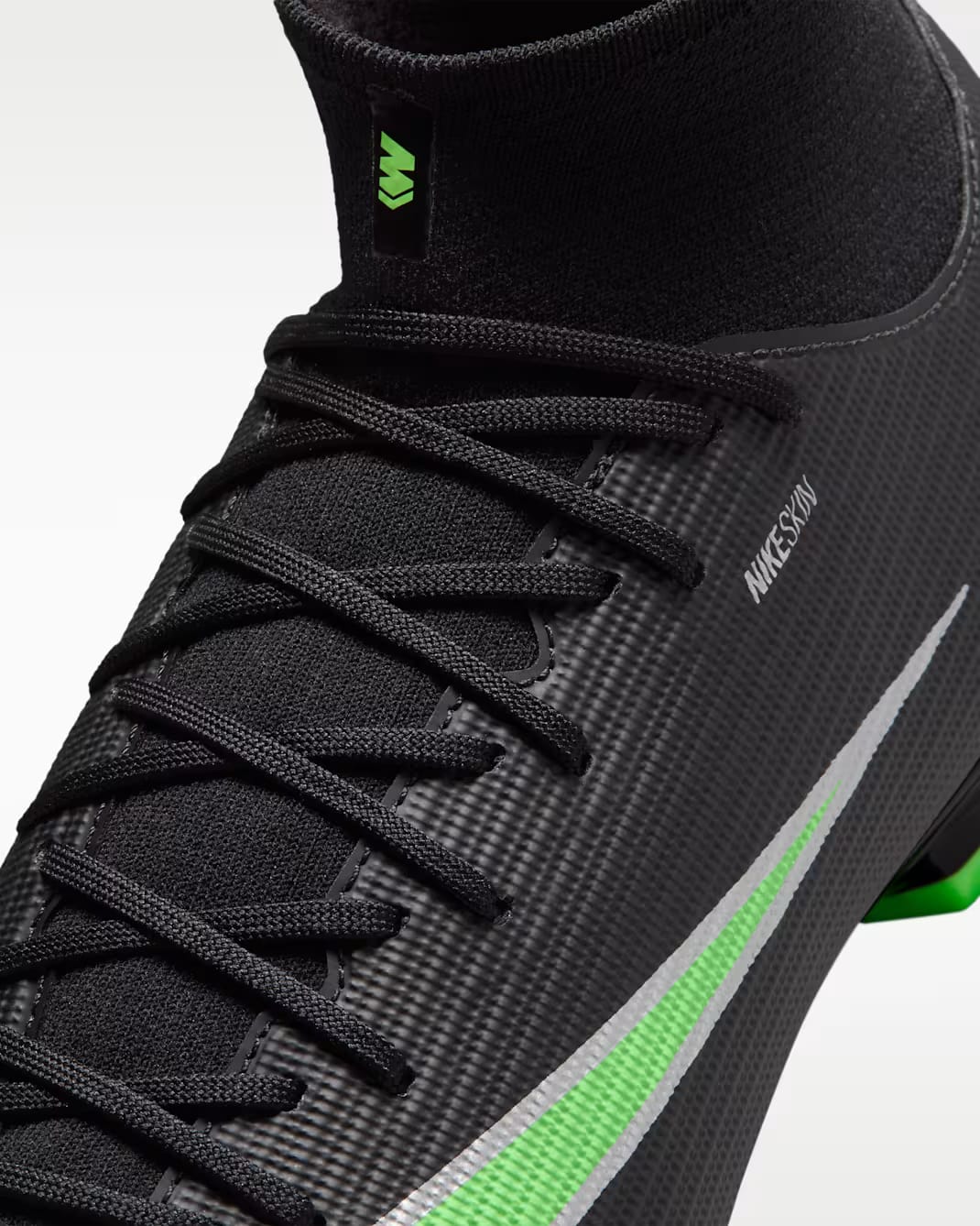 Nike Mercurial Superfly 11 Academy Multi-Ground High-Top Football Boot Black/Illusion Green