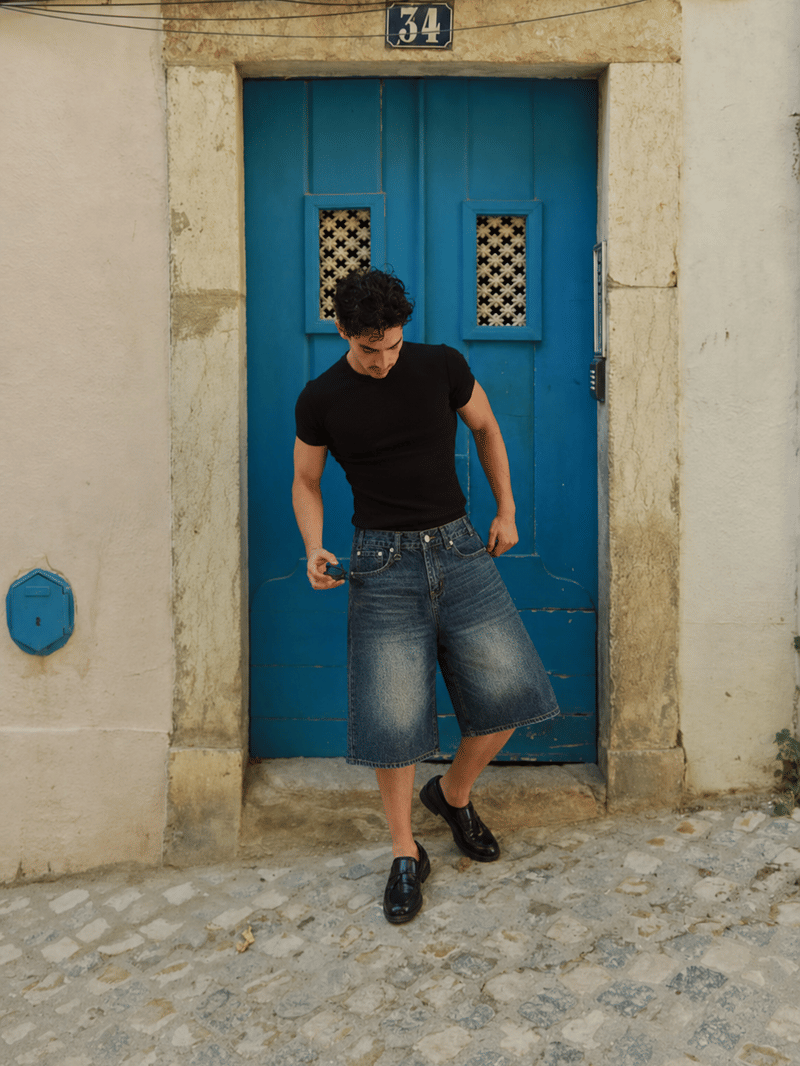 24 Songs Blue Classic Jorts