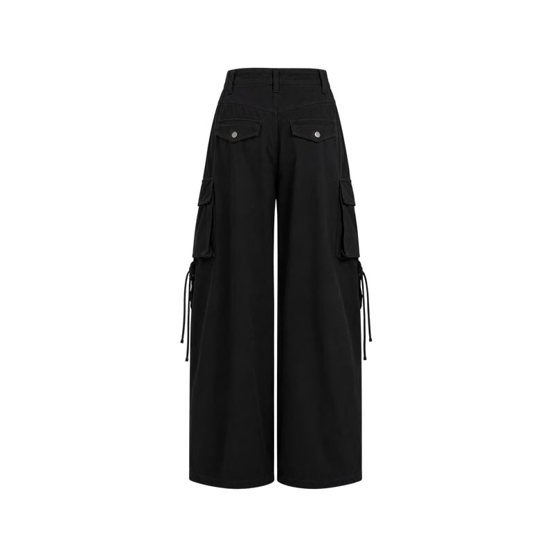 24 Songs Harmony Black Cargo Pants