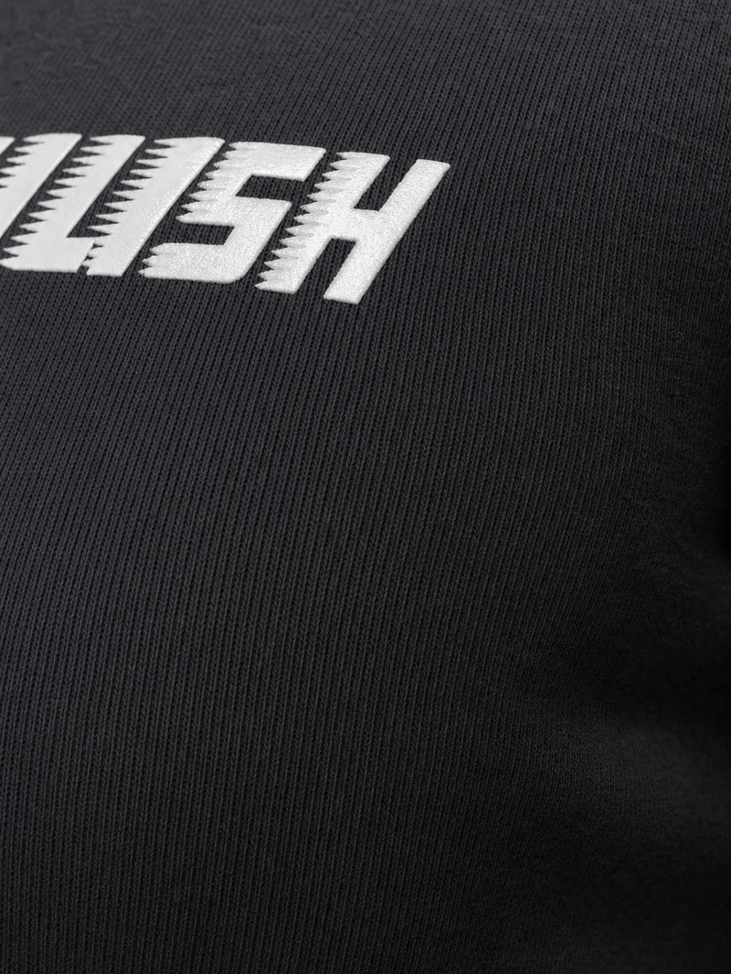 Eilish Goth Mom Baby Tee in Black
