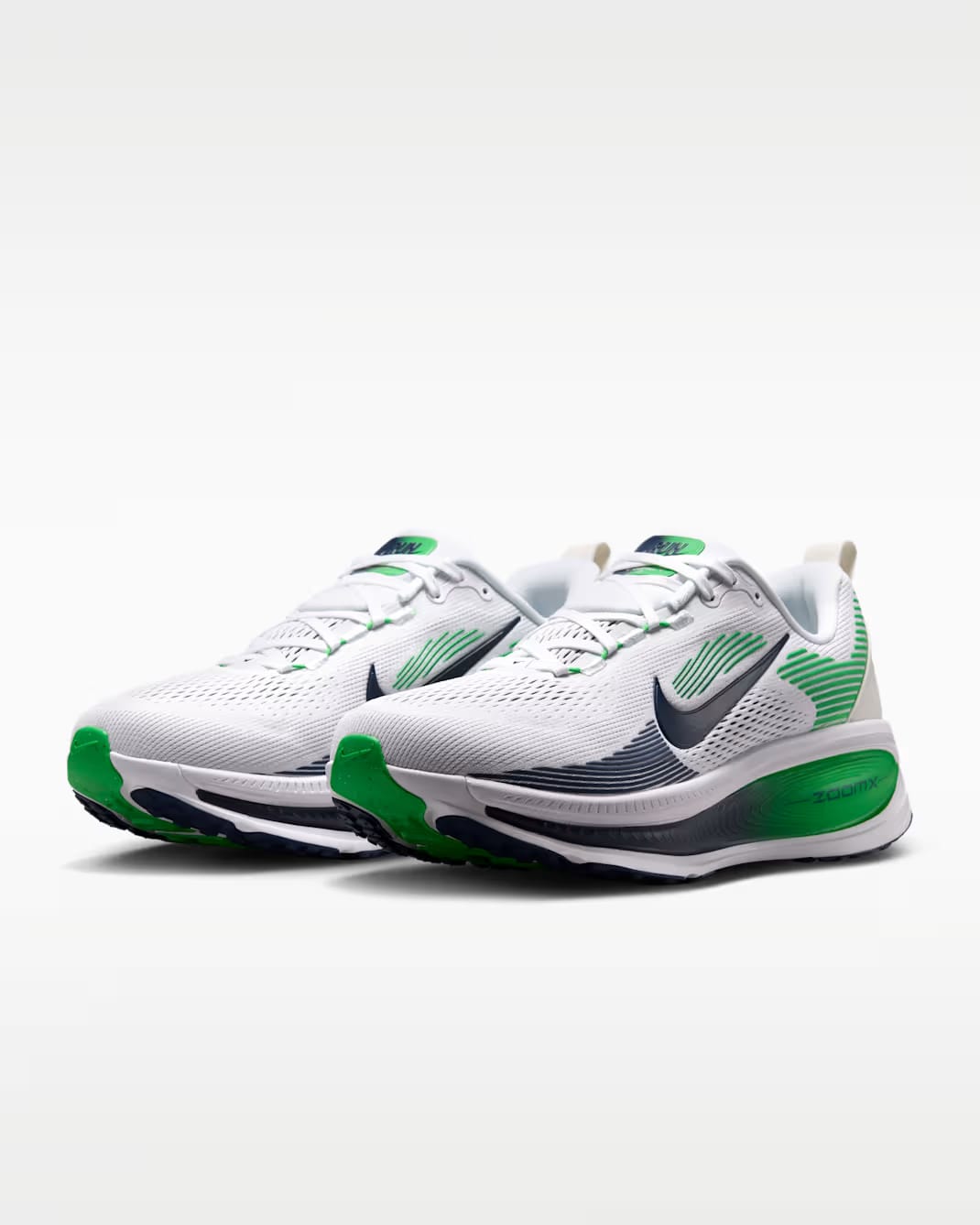 Nike Vomero 18 White/Green Spark/Midnight Navy
