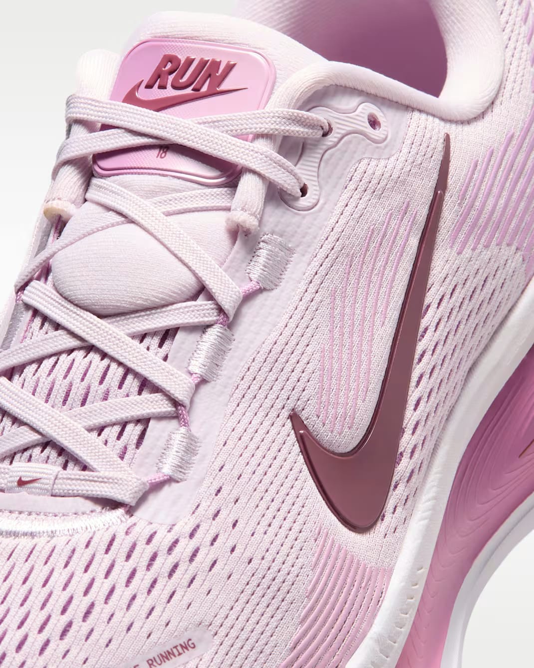 Nike Vomero 18 Women's Road Running Shoes Bleached Lilac/Light Magenta/Pink Rise/Pink Smoke