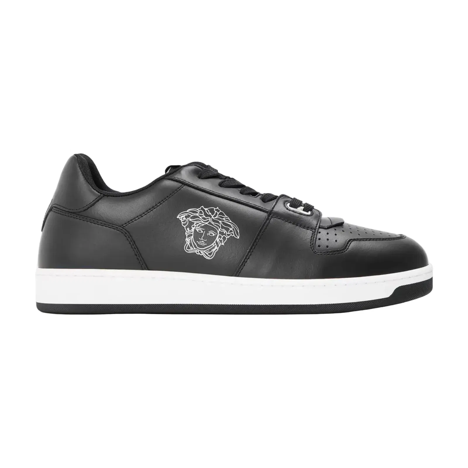 Versace Men's Medusa Sneak Low-Top Trainers Black