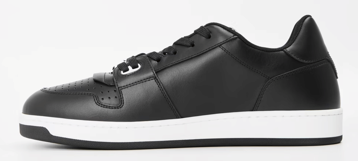 Versace Men's Medusa Sneak Low-Top Trainers Black