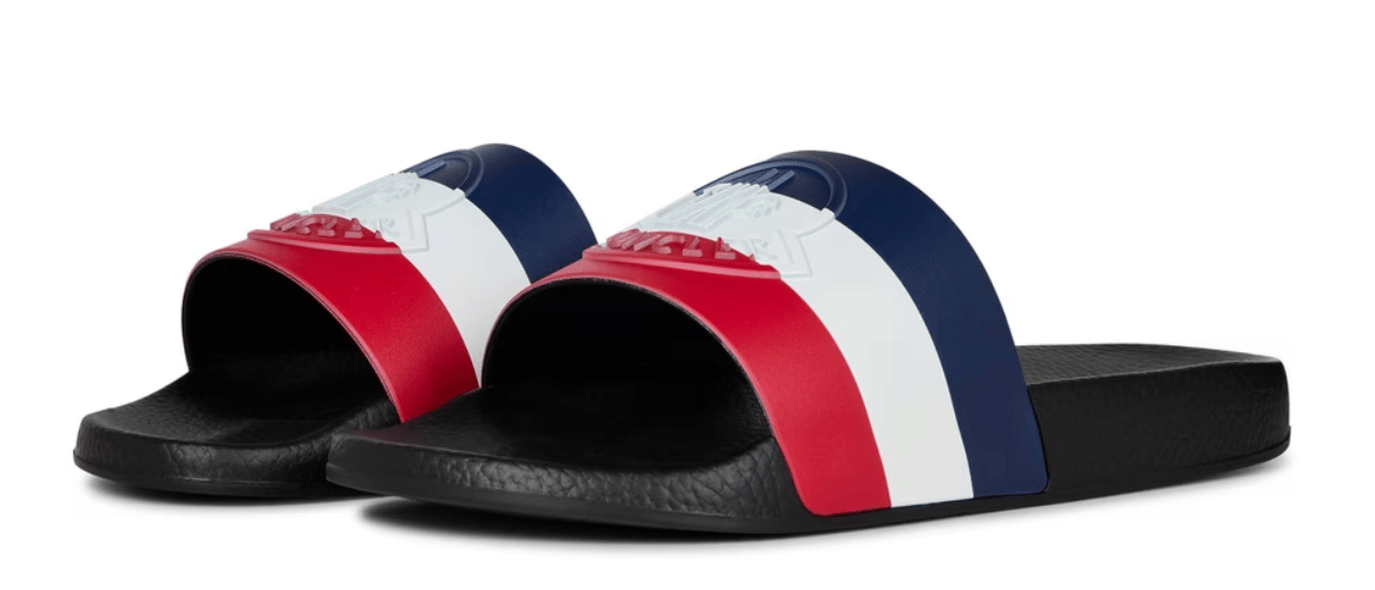 Moncler Men's Basile Logo Sliders