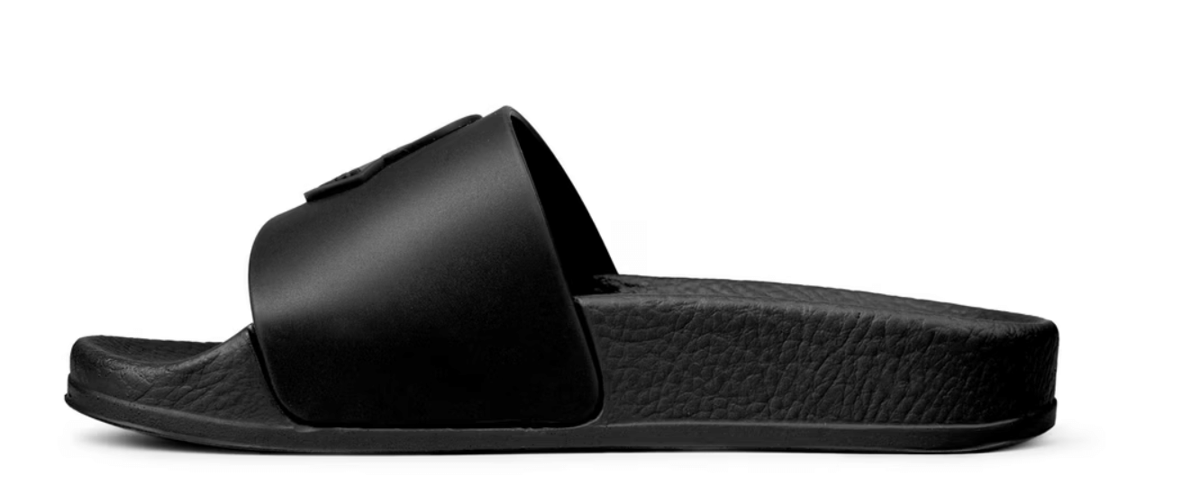Moncler Men's Basile Logo Sliders Black