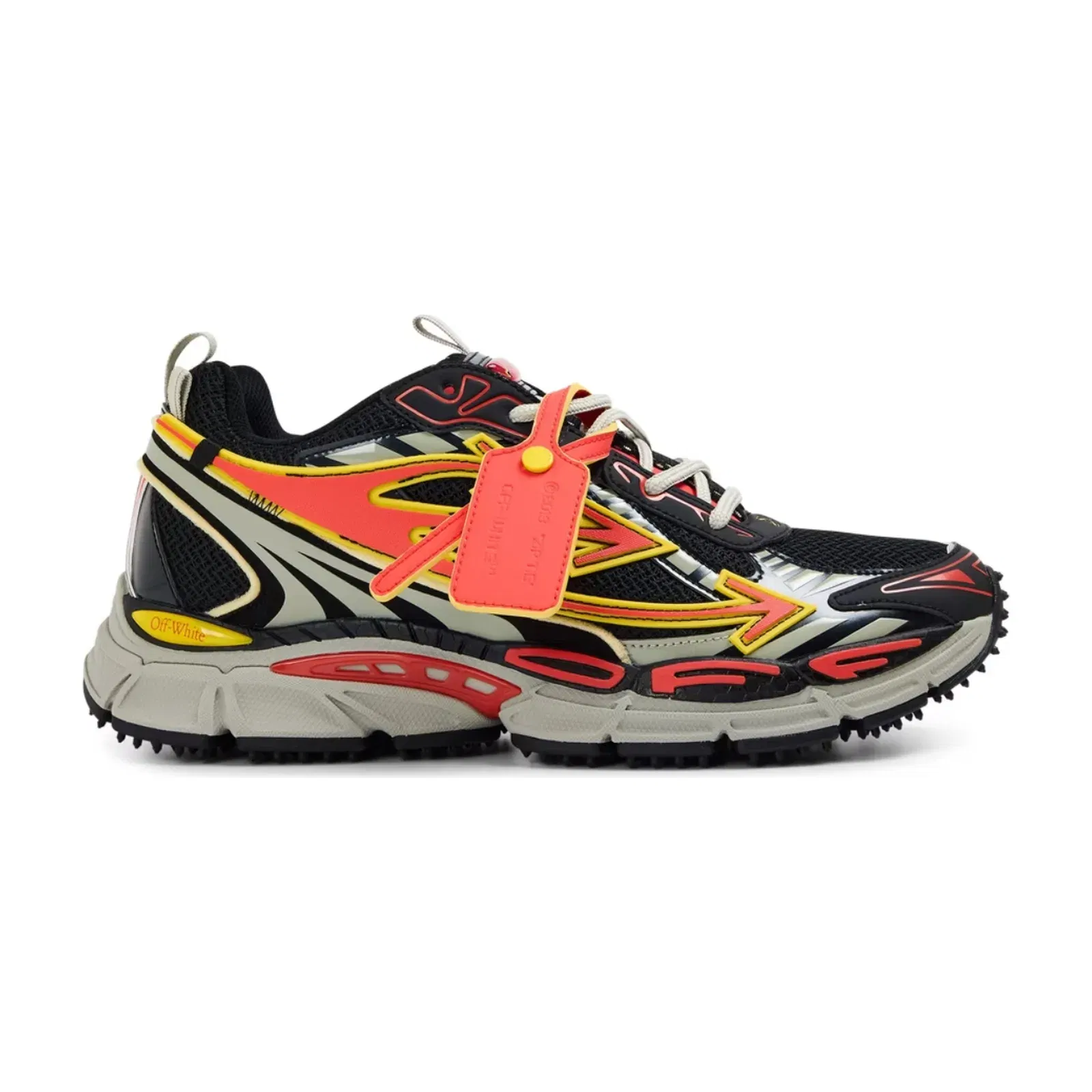 OFF WHITE Men's Be Right Sneakers Coral/Coral Red