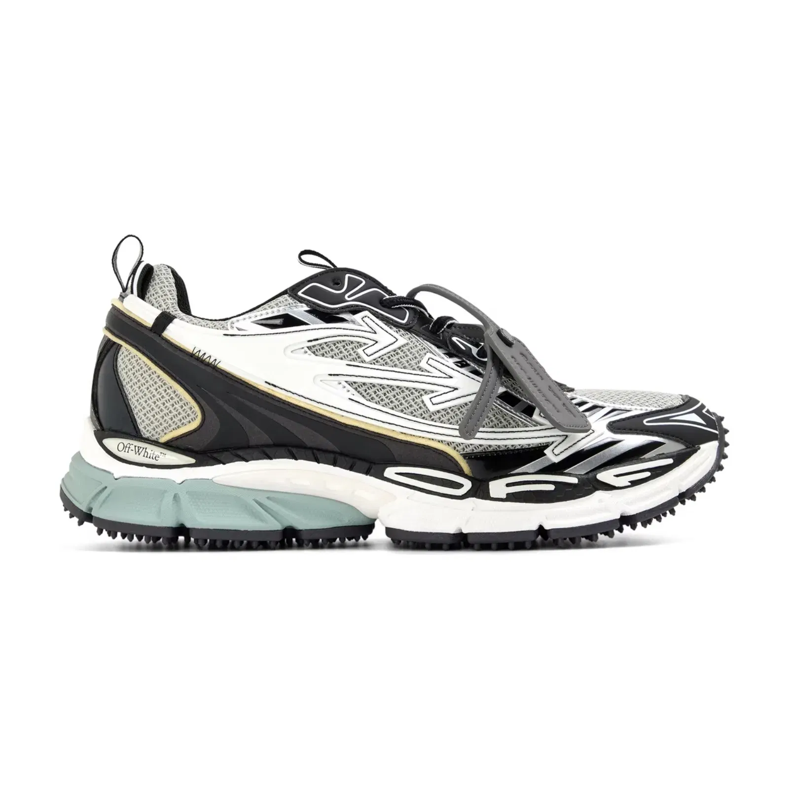 OFF WHITE Men's Be Right Back Sneakers Grey/Black