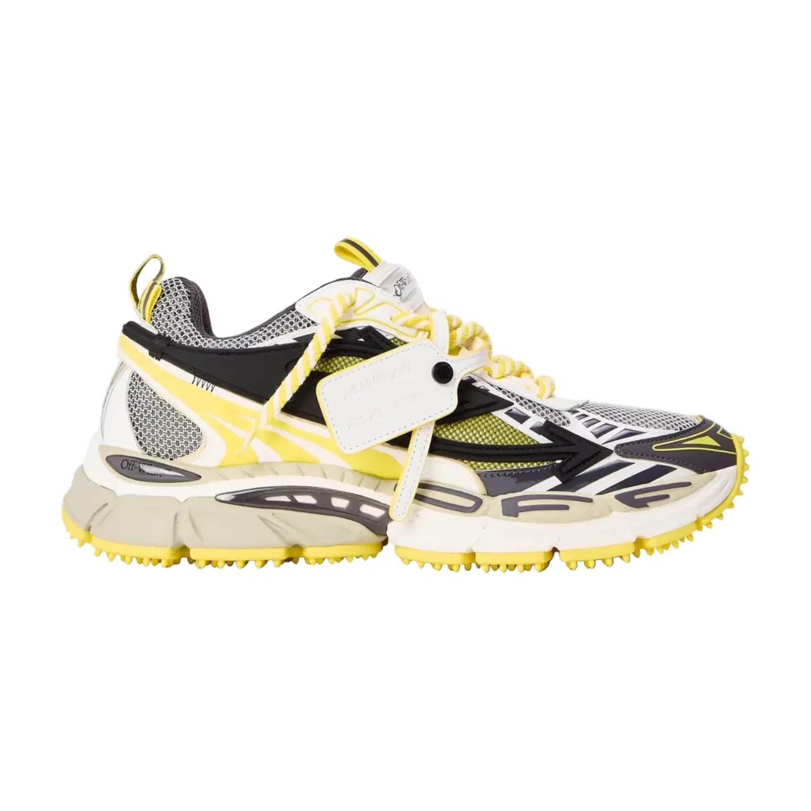 OFF WHITE Mens Be Right Back Sneakers Yellow/Black
