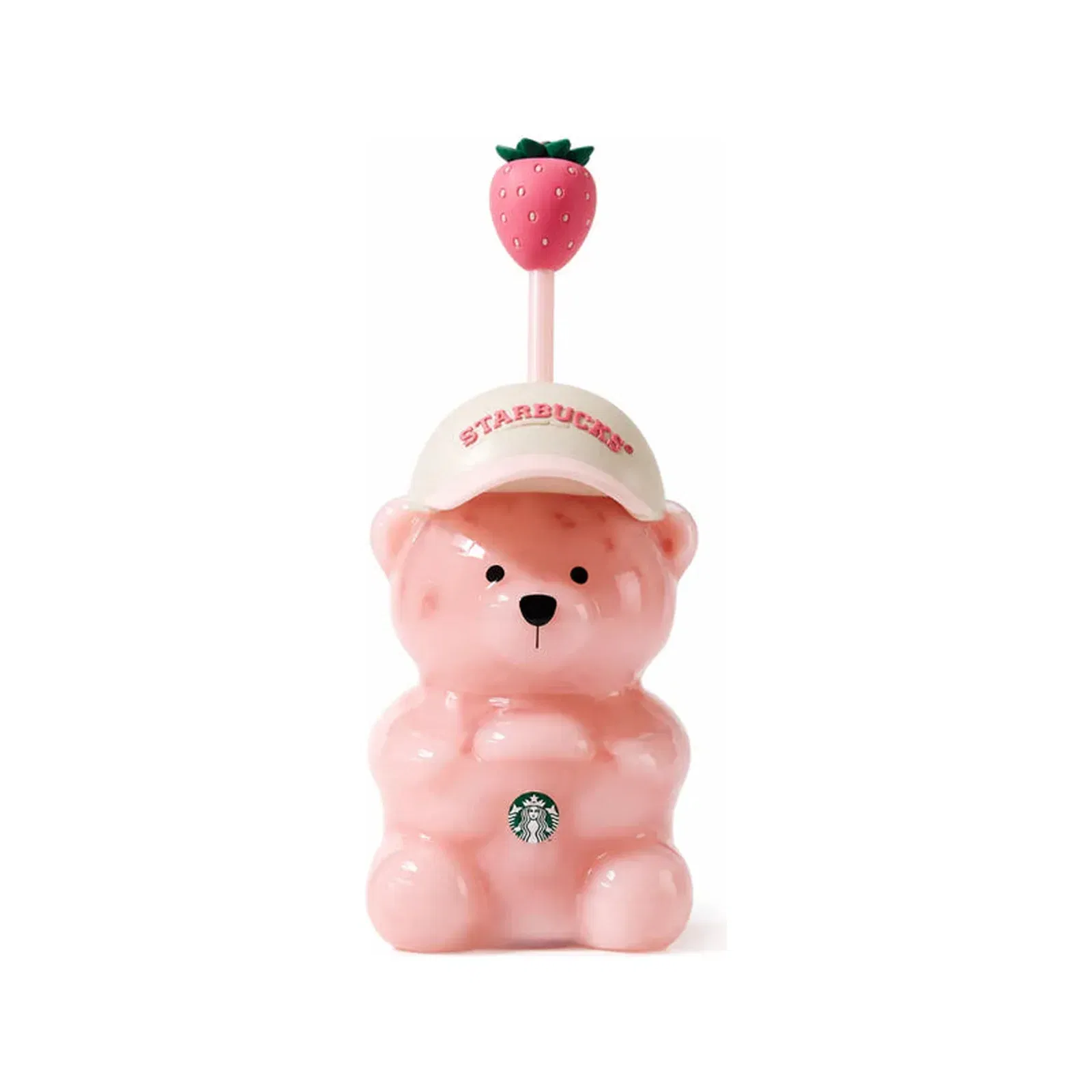 Pink Bearista Glass Tumbler Cup PINK