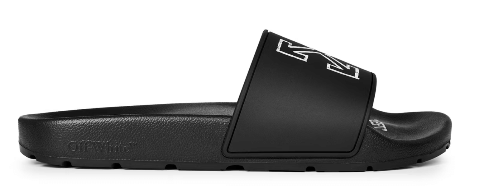 Off White Men's Arrow Slider Sandals, Comfortable and Stylish