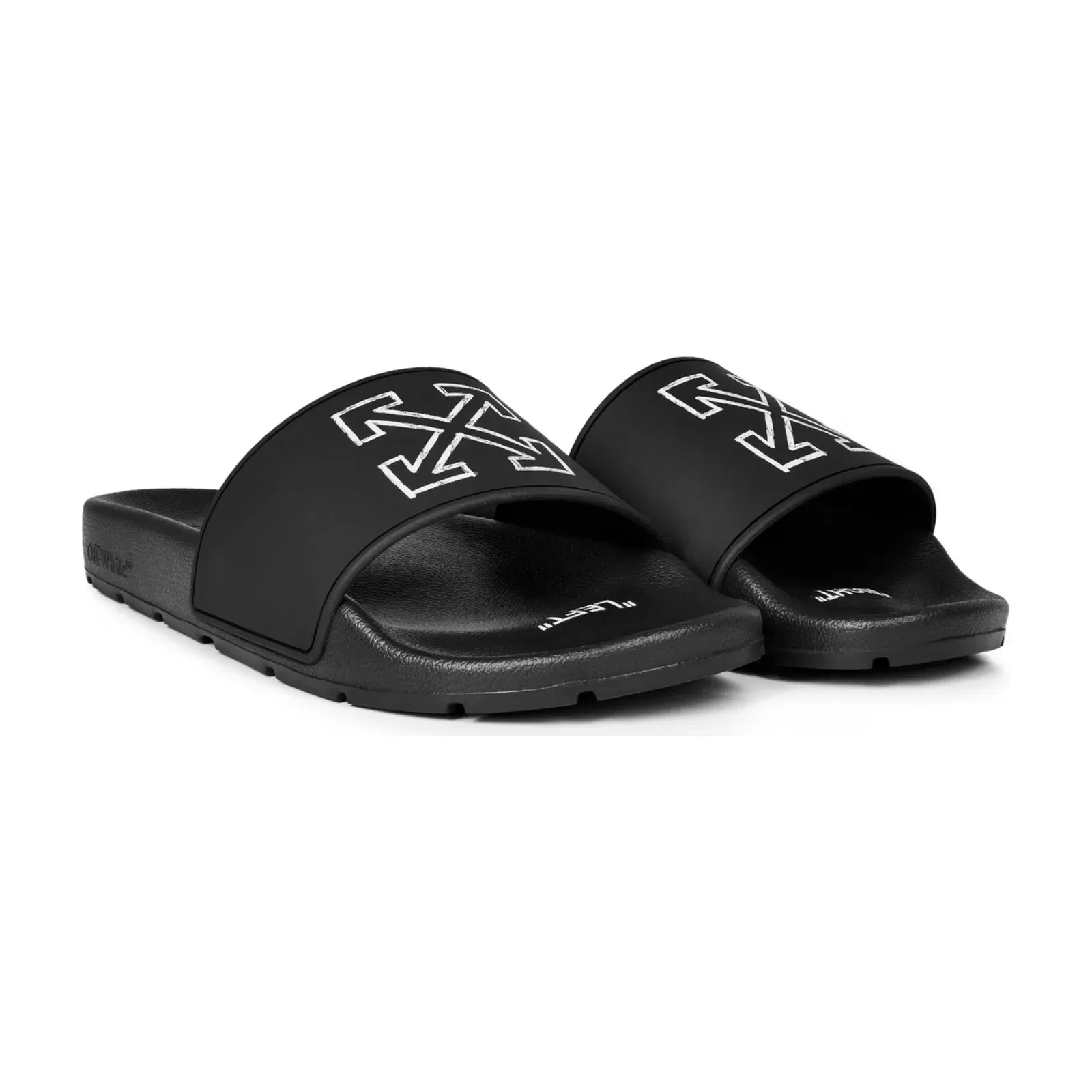 Off White Men's Arrow Slider Sandals, Comfortable and Stylish