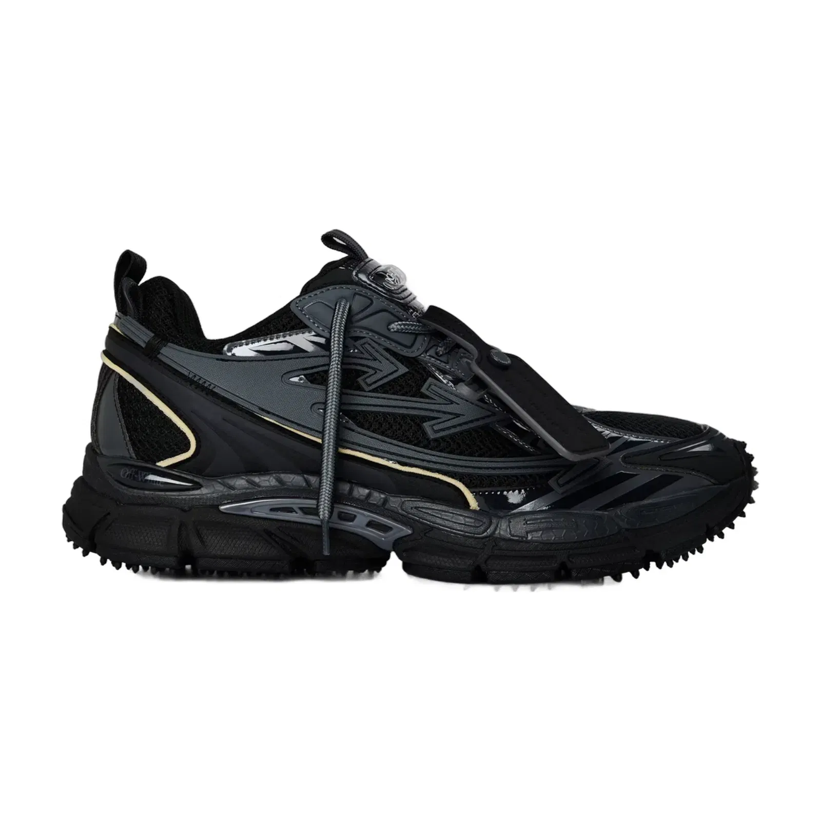 OFF WHITE Men's Be Right Sneakers Black/Black