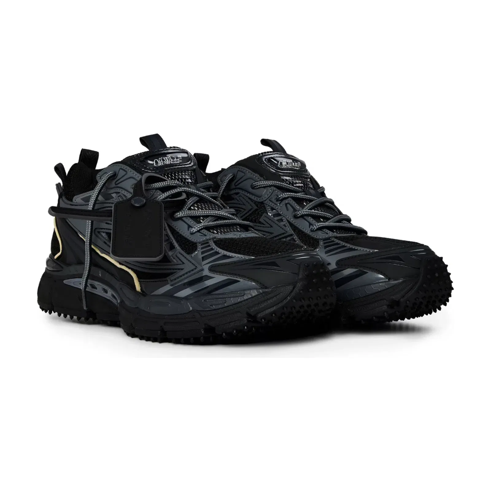 OFF WHITE Men's Be Right Sneakers Black/Black