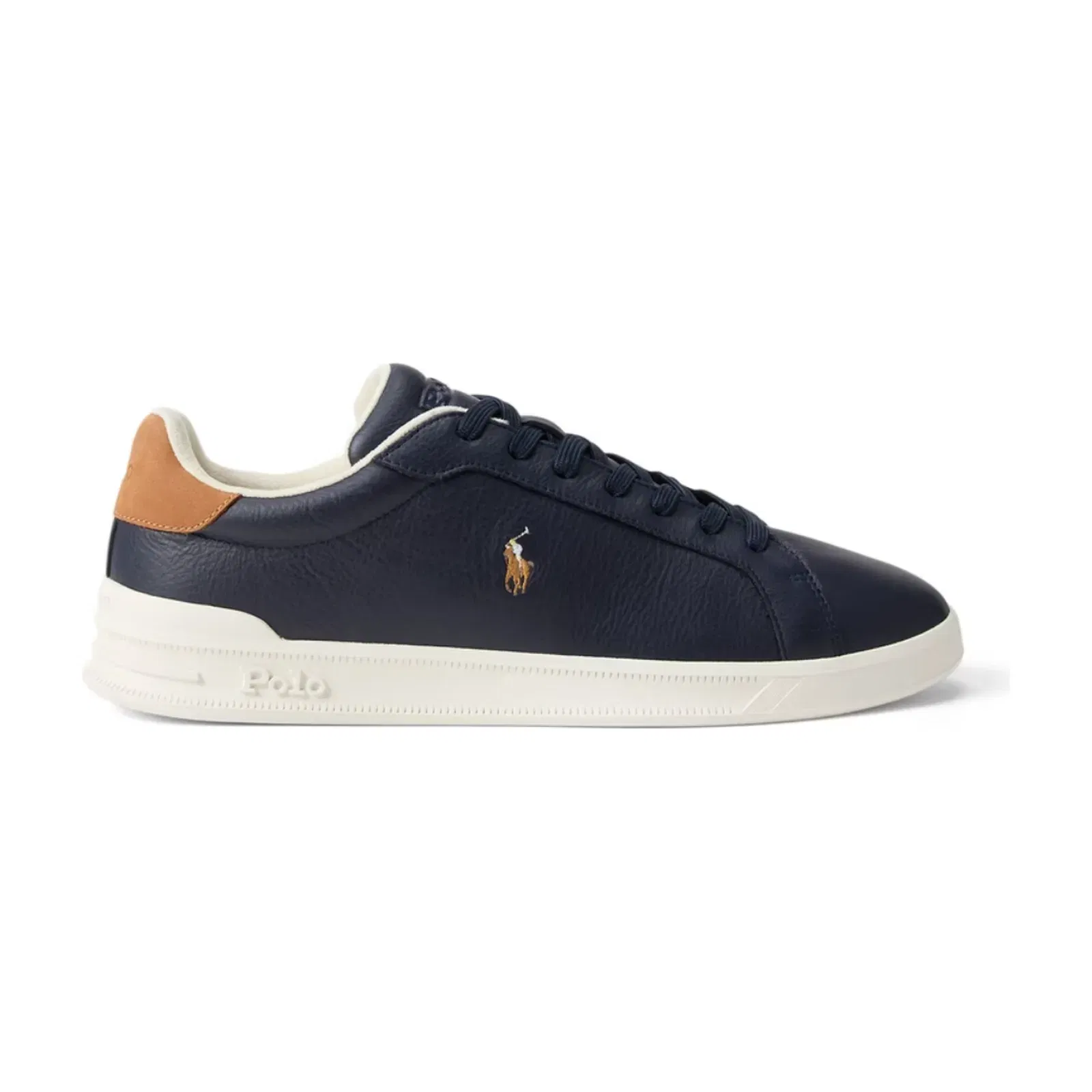 Polo Ralph Lauren Men's Heritage Court Low-Top Trainers Navy/Multi PP