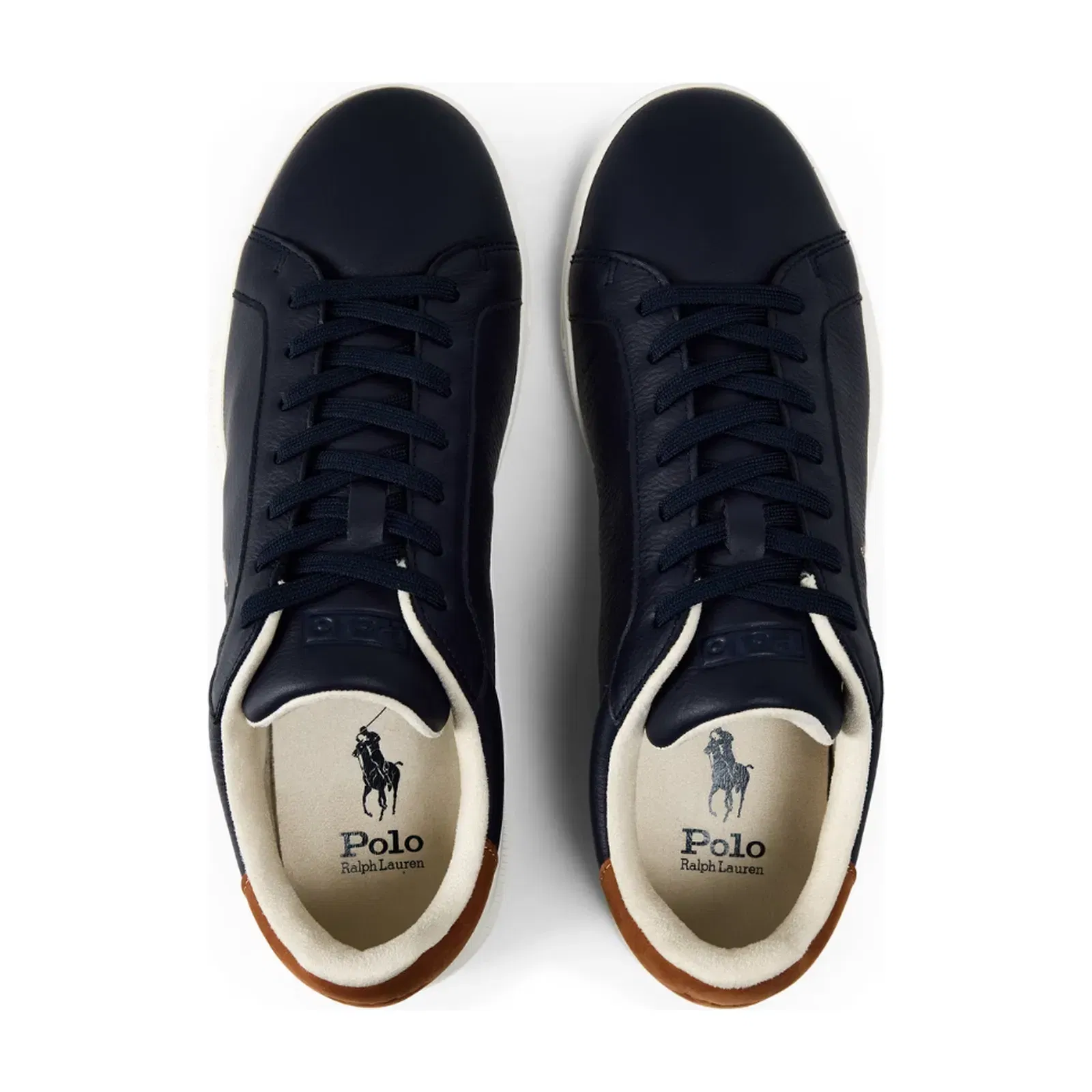 Polo Ralph Lauren Men's Heritage Court Low-Top Trainers Navy/Multi PP