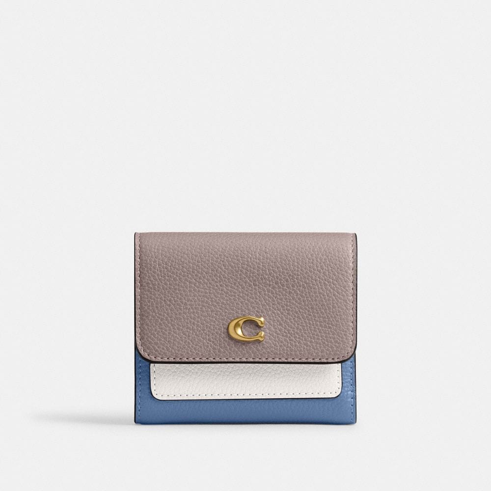 Mila Small Flap Wallet In Colorblock