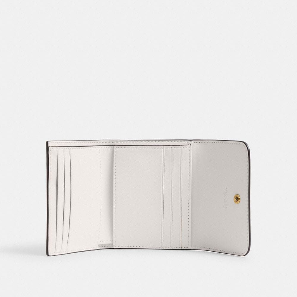 Mila Small Flap Wallet With Sticker Print