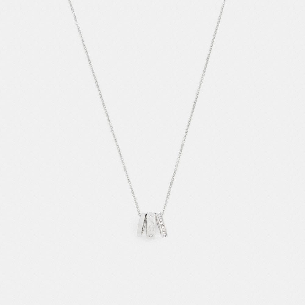 Repeated C Rondelle Necklace