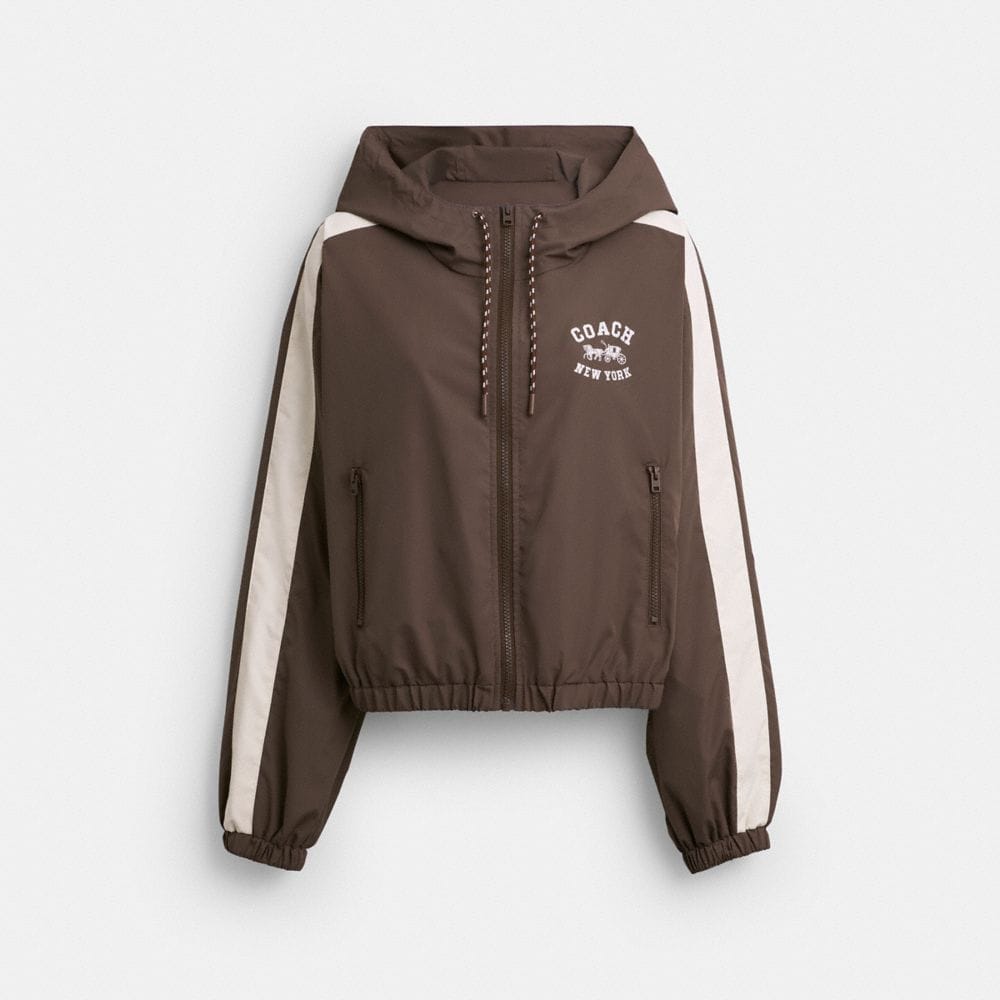 Colorblock Windbreaker In Recycled Polyester