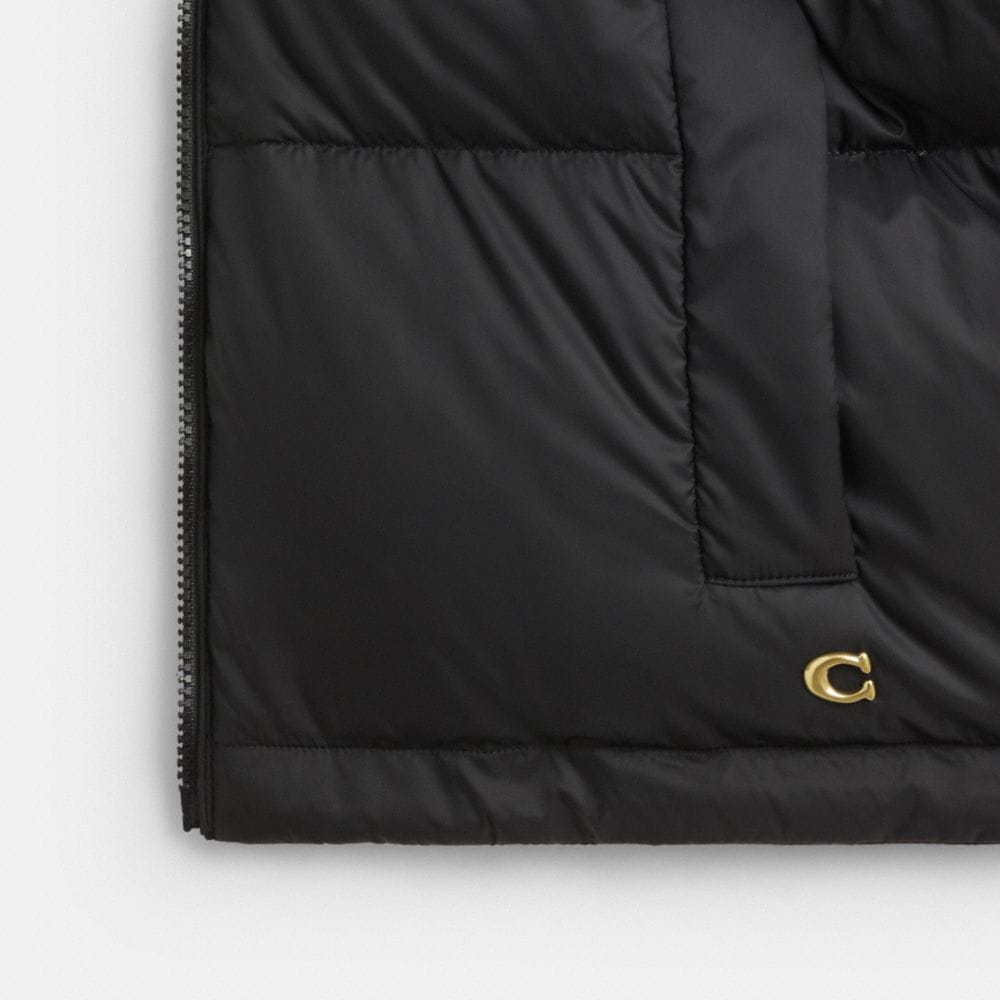 Leopard Print Reversible Puffer Jacket In Recycled Polyamide