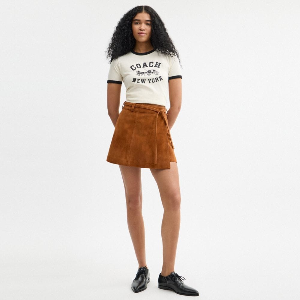 Suede Skirt
