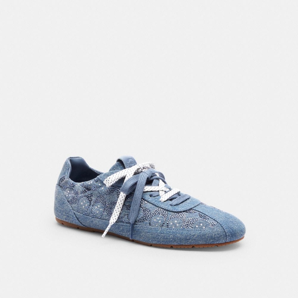 Soft Sneaker In Signature Denim
