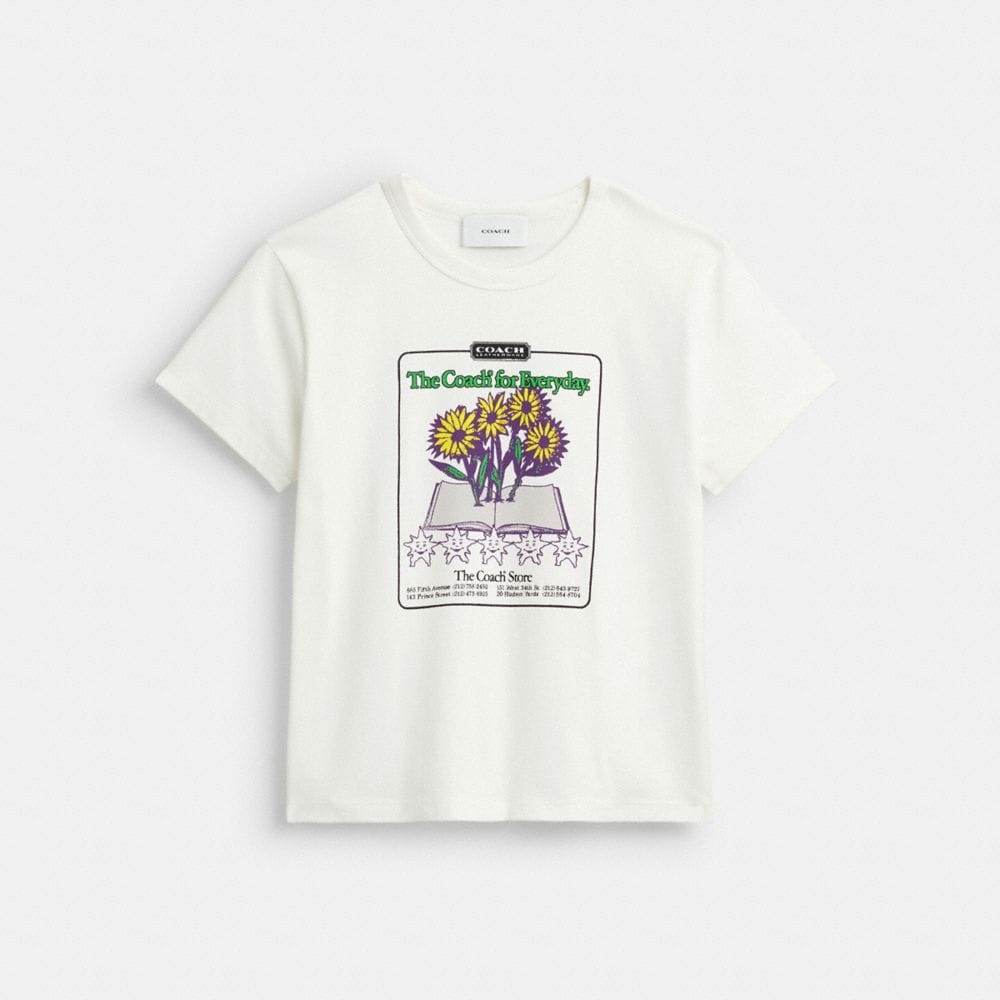 Floral Collage T-Shirt In Organic Cotton