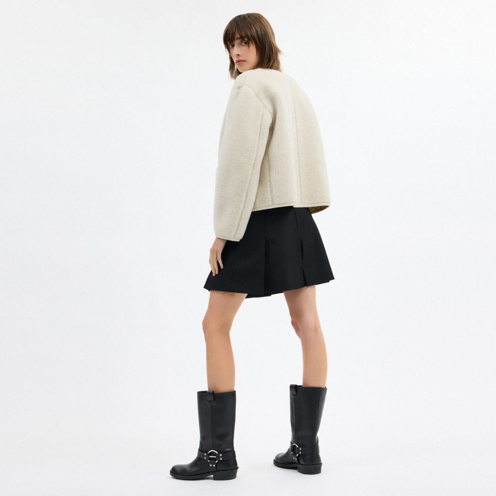 Short Sherpa Cardi Jacket